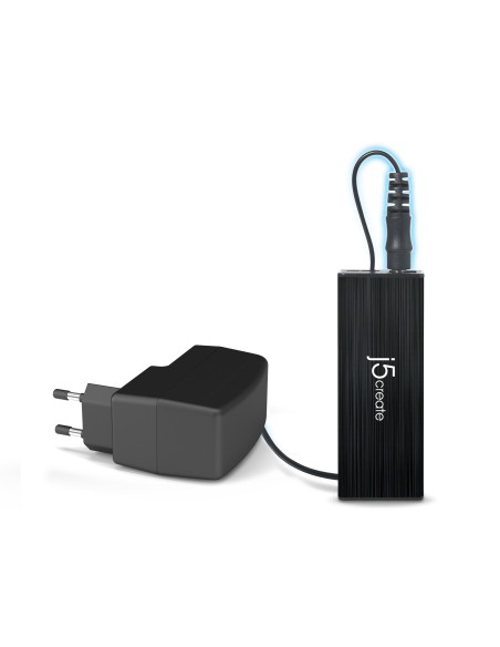 j5create JUH340 hub de interfaz USB 3.2 Gen 1 (3.1 Gen 1) Micro-B 5000 Mbit s Negro