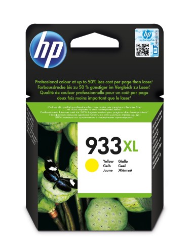 HP 933XL cartucho de tinta 1 pieza(s) Original Alto rendimiento (XL) Amarillo