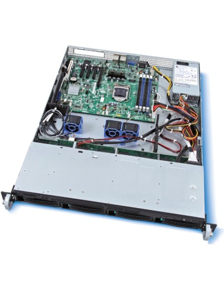 Intel R1304BTLSHBN servidor barebone Intel® C204 LGA 1155 (Socket H2) Bastidor (1U) Negro