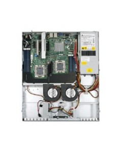 Intel SR1630BCR servidor barebone Intel® 5500 LGA 1366 (Socket B) Bastidor (1U) Aluminio, Negro