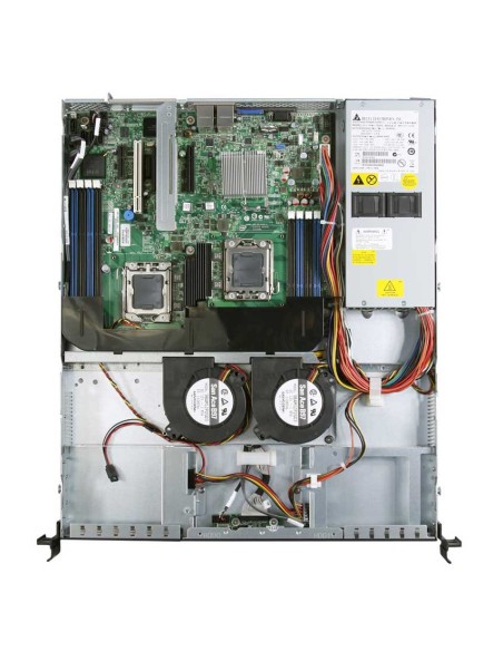 Intel SR1630BCR servidor barebone Intel® 5500 LGA 1366 (Socket B) Bastidor (1U) Aluminio, Negro