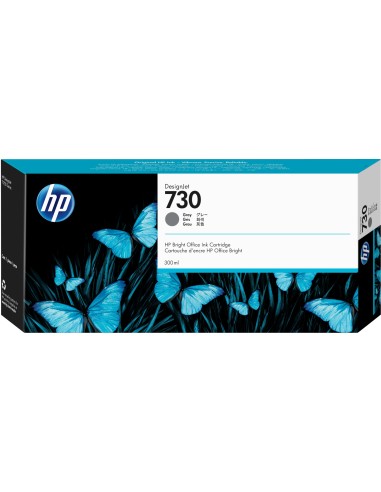 HP Cartucho de tinta DesignJet 730 gris de 300 ml