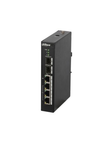 Dahua Technology PFS4206-4P-96 switch Gestionado L2 Fast Ethernet (10 100) Energía sobre Ethernet (PoE) Negro