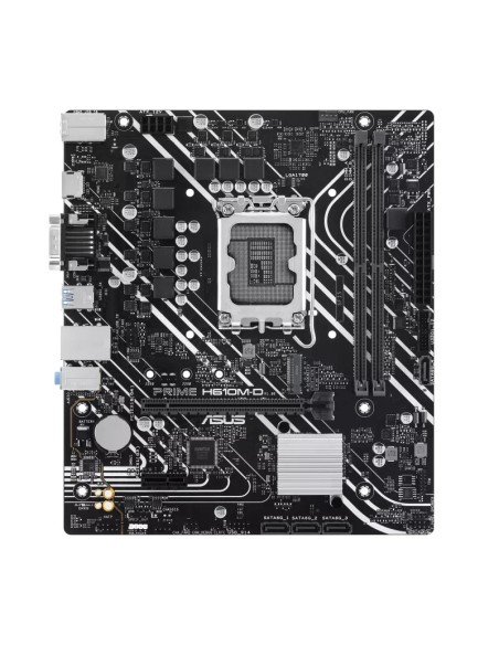 PLACA ASUS PRIME H610M-D,INTEL,1700,H610,2DDR5,96GB,VGA+HDMI,4SATA3,1M.2,2USB2.0,2USB3.2,USB-C,1GBLAN,MATX