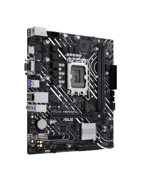 PLACA ASUS PRIME H610M-D,INTEL,1700,H610,2DDR5,96GB,VGA+HDMI,4SATA3,1M.2,2USB2.0,2USB3.2,USB-C,1GBLAN,MATX