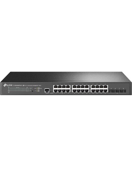 TP-Link TL-SG3428XPP-M2 switch Gestionado L2+ 2.5G Ethernet (100 1000 2500) Energía sobre Ethernet (PoE) 1U Negro