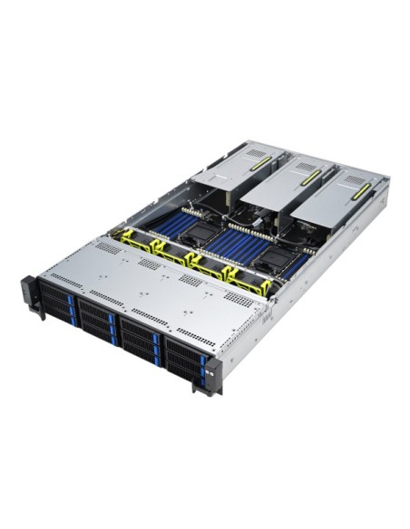 ASUS RS720-E11-RS12U Intel C741 Bastidor (2U) Negro, Acero