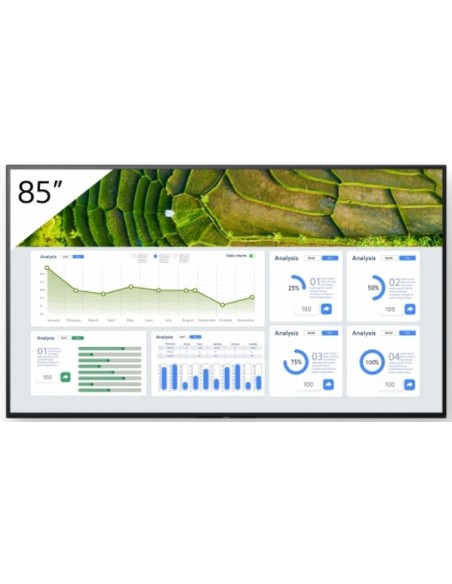 Sony FW-85BZ30L TM pantalla de señalización Pantalla plana para señalización digital 2,16 m (85") LCD Wifi 440 cd   m² 4K Ultra 