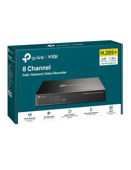 NVR VIGI TP-LINK VIGI NVR1008H-8P 08ch PoE BAY 1HDD H265+