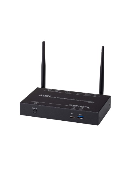 ATEN Switch de presentaciones 4K inalámbrico con Quad View