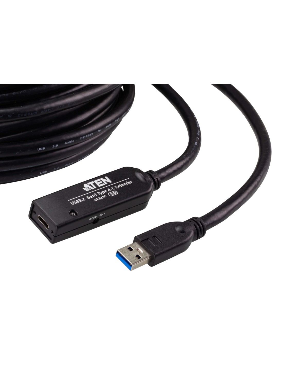 ATEN Cable extensor USB 3.2 de 1.ª generación de 10 m