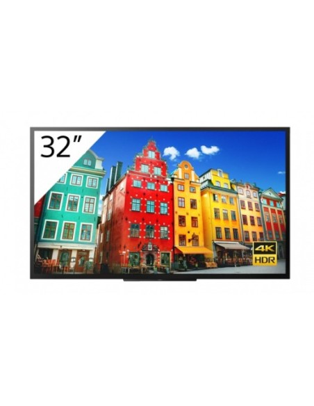 Sony FW-32BZ30J1 pantalla de señalización Pantalla plana para señalización digital 81,3 cm (32") LCD Wifi 4K Ultra HD Negro Proc