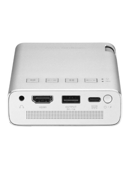 ASUS ZenBeam E1R videoproyector Proyector de alcance estándar 200 lúmenes ANSI LED WVGA (854x480) Plata