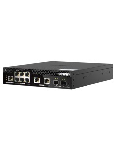 QNAP QSW-M2106PR-2S2T switch Gestionado L2 10G Ethernet (100 1000 10000) Energía sobre Ethernet (PoE) 1U Negro