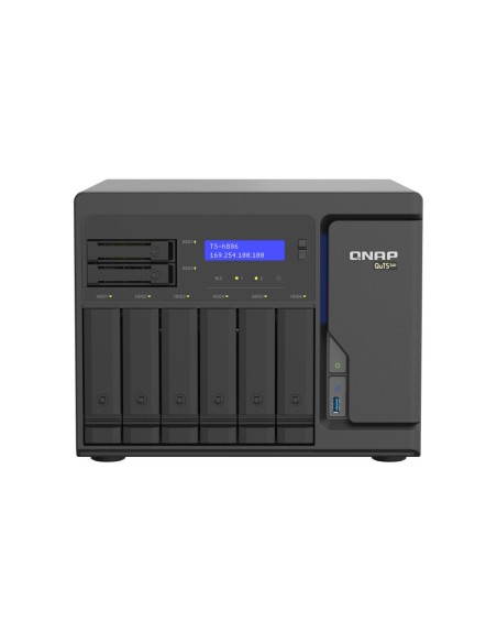 QNAP TS-h886 NAS Torre Ethernet Negro D-1602