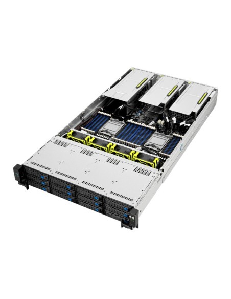 ASUS RS720-E10-RS12 LGA 4189 Bastidor (2U) Negro