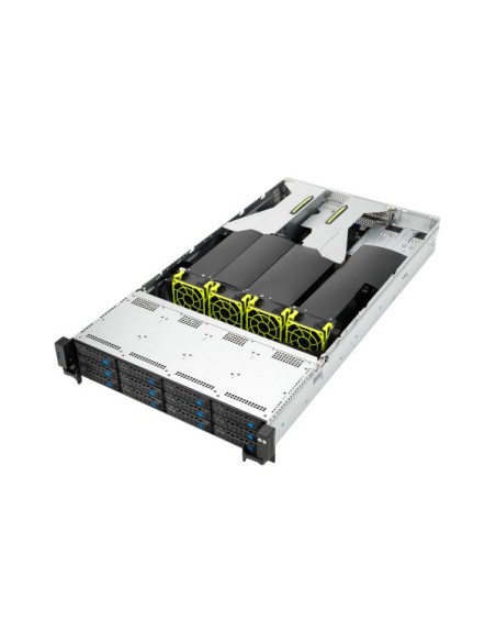 ASUS RS520A-E11-RS12U Socket SP3 Bastidor (2U) Negro, Acero