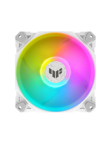 ASUS TUF GAMING TF120 ARGB WHITE EDITION 3IN1 Carcasa del ordenador Refrigerador de aire 12 cm Blanco 3 pieza(s)