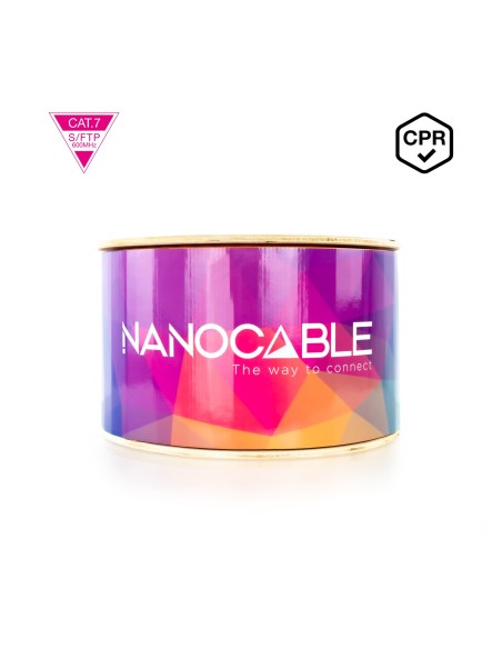 Nanocable Cable de Red CAT.7 LSZH SFTP PIMF AWG23, Naranja, 305m