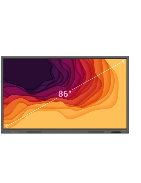 NEWLINE LYRA TT-8621Q -MONITOR TACTIL 86",ANDROID 11, MULTI USER, MM  2X20W, WIFI 6 + BT, CRISTAL ANTIMICROB., USB-C 65W, 4GB RA