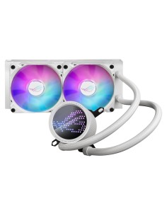 SISTEMA DE REFRIGERACION LIQUIDA ASUS PARA CPU ROG RYUO III 240 ARGB WHT,OLED DE COLOR,AURA SYNC RGB,VENTILADORES DE RADIADOR RO
