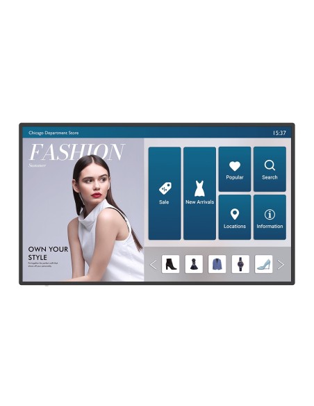Benq IL5501 139,7 cm (55") IPS 350 cd   m² 4K Ultra HD Negro Pantalla táctil Procesador incorporado Android 8.0