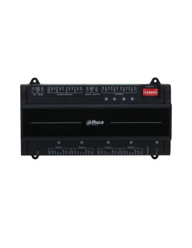 DAHUA - DH-ASC2204B-S - CONTROLADORA 4 PUERTAS   1 DIRECCIÓN PARA CARRIL DIN IP WIEGAND RS-485