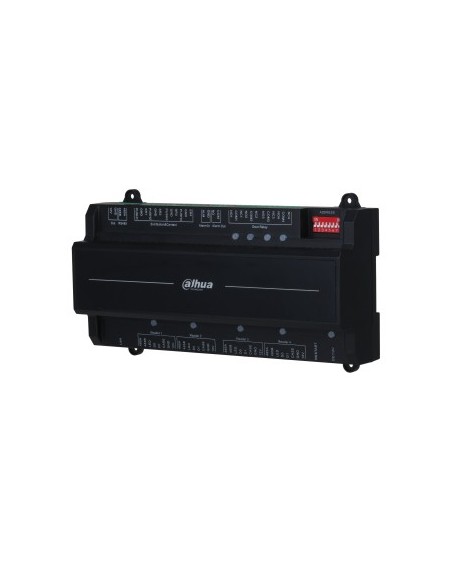 DAHUA - DH-ASC2204B-S - CONTROLADORA 4 PUERTAS   1 DIRECCIÓN PARA CARRIL DIN IP WIEGAND RS-485