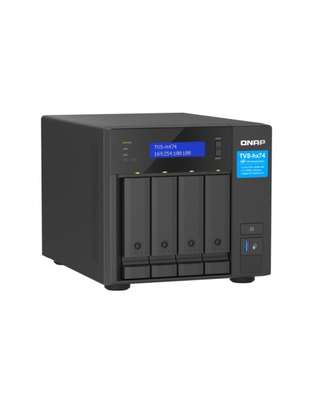 QNAP TVS-H474 NAS Torre Ethernet Negro G7400