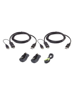 ATEN Kit de cable para conexión KVM seguro universal dual display de 1,8 m