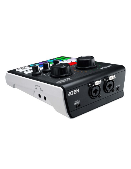 ATEN Mezclador de audio para pódcast con IA | MicLIVE de 6 canales