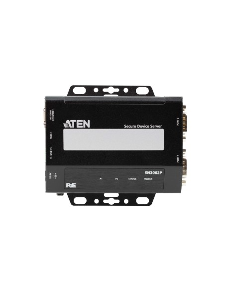 ATEN Servidor de dispositivos seguros RS-232 de 2 puertos con PoE