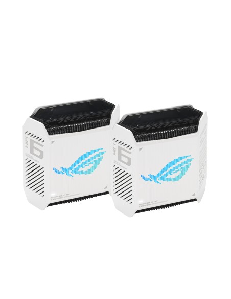 ASUS ROG Rapture GT6 (W-2-PK) Tribanda (2,4 GHz 5 GHz 5 GHz) Wi-Fi 6 (802.11ax) Blanco 4 Interno