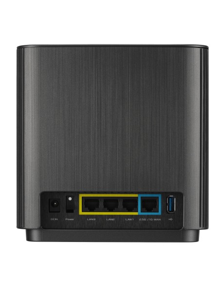 ASUS ZenWiFi AX (XT9) AX7800 2er Set Schwarz Tribanda (2,4 GHz 5 GHz 5 GHz) Wi-Fi 6 (802.11ax) Negro 4 Interno