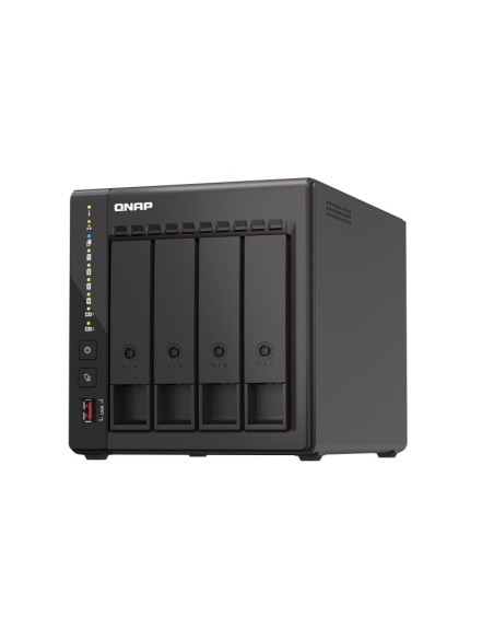 QNAP TS-453E NAS Torre Ethernet Negro J6412