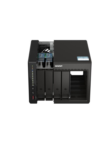 QNAP TS-453E NAS Torre Ethernet Negro J6412