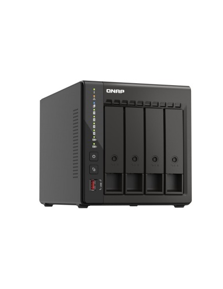 QNAP TS-453E NAS Torre Ethernet Negro J6412