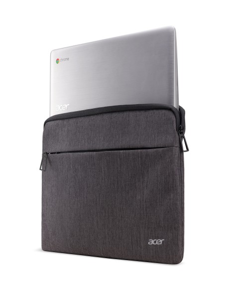 FUNDA ACER PROTECTIVE SLEEVE DUAL TONE DARK GRAY WITH FRONT POCKET FOR 14" (NP.BAG1A.294)