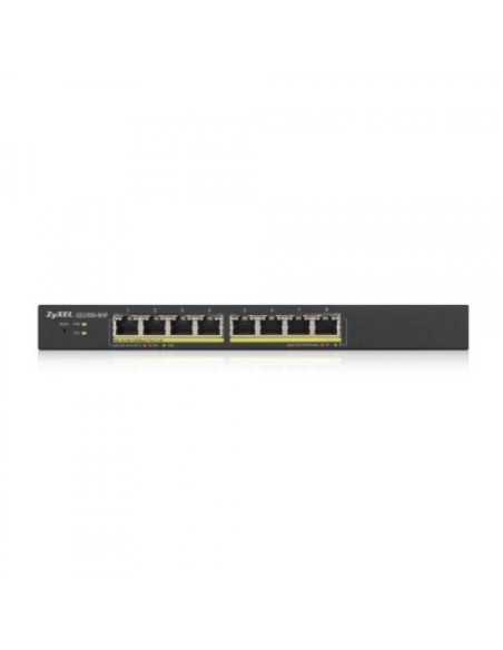 Zyxel GS1900-8HP v3 PoE Gestionado L2 Gigabit Ethernet (10 100 1000) Energía sobre Ethernet (PoE) Negro