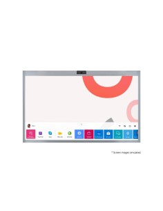 LG 55CT5WJ-B pantalla de señalización Panel plano interactivo 139,7 cm (55") IPS Wifi 450 cd   m² 4K Ultra HD Plata Pantalla tác