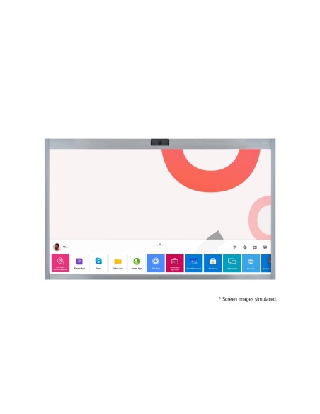 LG 55CT5WJ-B pantalla de señalización Panel plano interactivo 139,7 cm (55") IPS Wifi 450 cd   m² 4K Ultra HD Plata Pantalla tác