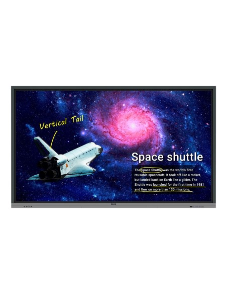 Benq RE8601 pizarra y accesorios interactivos 2,18 m (86") 3840 x 2160 Pixeles Pantalla táctil Negro RF inalámbrico