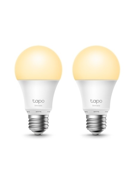 Tapo L510E(2-pack) Bombilla inteligente 8,7 W Metálico, Blanco Wi-Fi