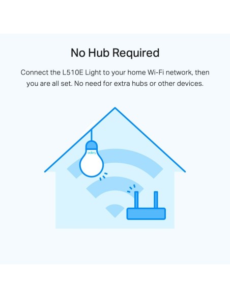 Tapo L510E(2-pack) Bombilla inteligente 8,7 W Metálico, Blanco Wi-Fi