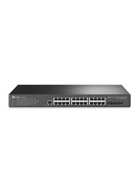 TP-LINK TL-SG3428X switch Gestionado L2+ Gigabit Ethernet (10 100 1000) Negro