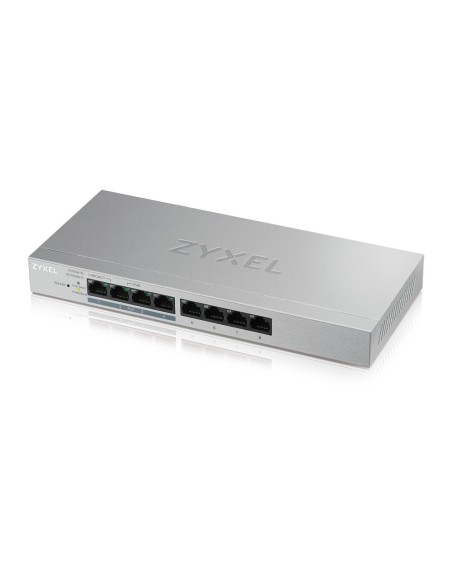 Zyxel GS1200-8HP v2 Gestionado Gigabit Ethernet (10 100 1000) Energía sobre Ethernet (PoE) Gris