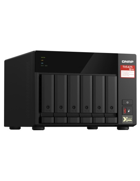 QNAP TVS-675 NAS Torre Ethernet Negro KX-U6580