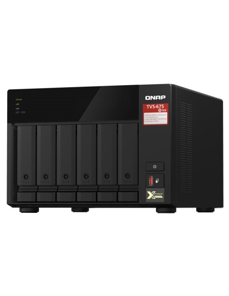 QNAP TVS-675 NAS Torre Ethernet Negro KX-U6580
