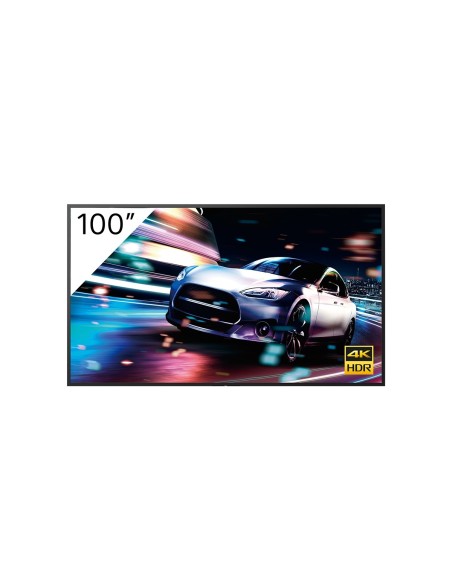 Sony FW-100BZ40J pantalla de señalización Pantalla plana para señalización digital 2,54 m (100") VA 4K Ultra HD Negro Android