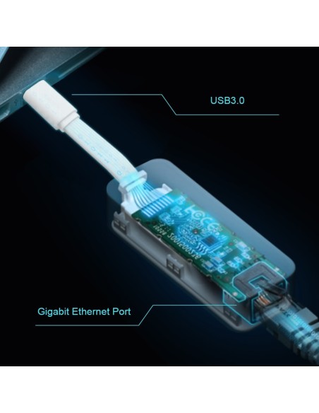 TP-LINK UE300C adaptador y tarjeta de red Ethernet 10000 Mbit s